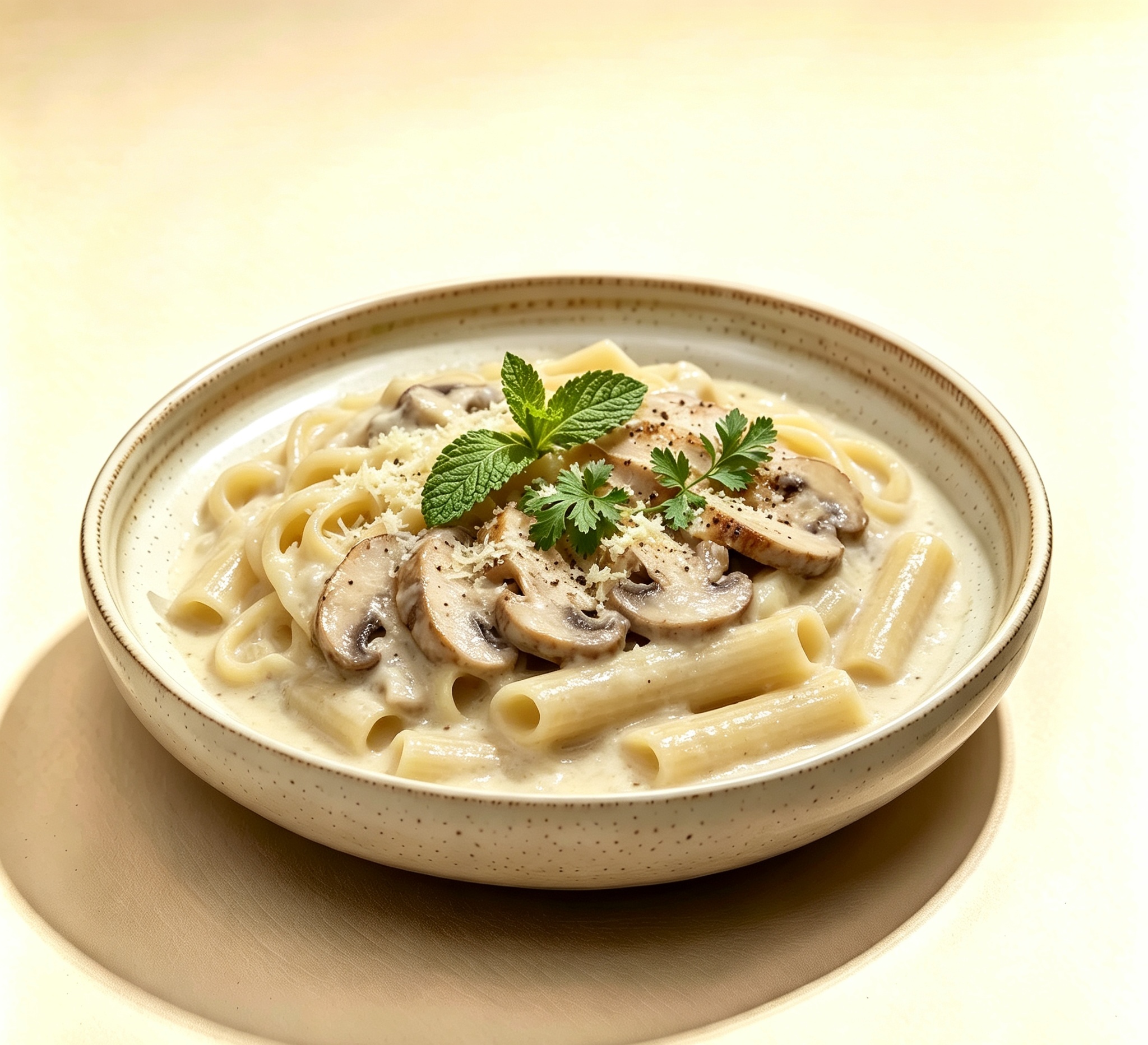 Creamy Mushroom Penne