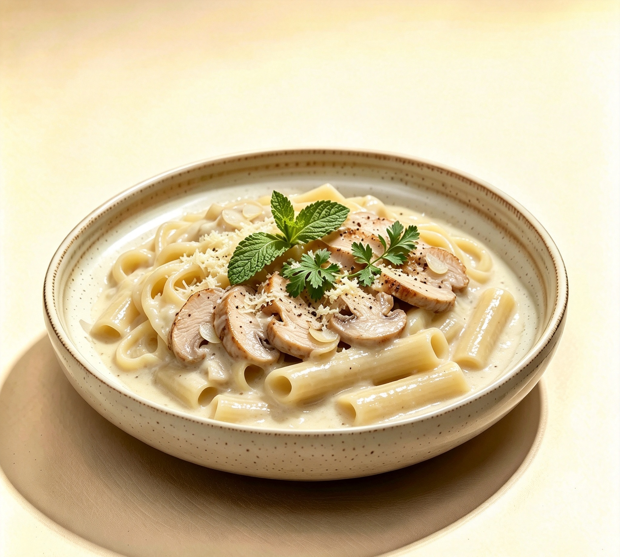 Creamy Garlic Chicken Pasta