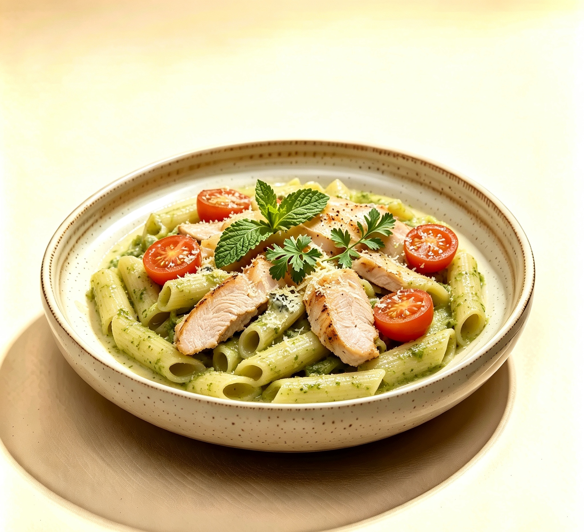 Chicken Pesto Penne