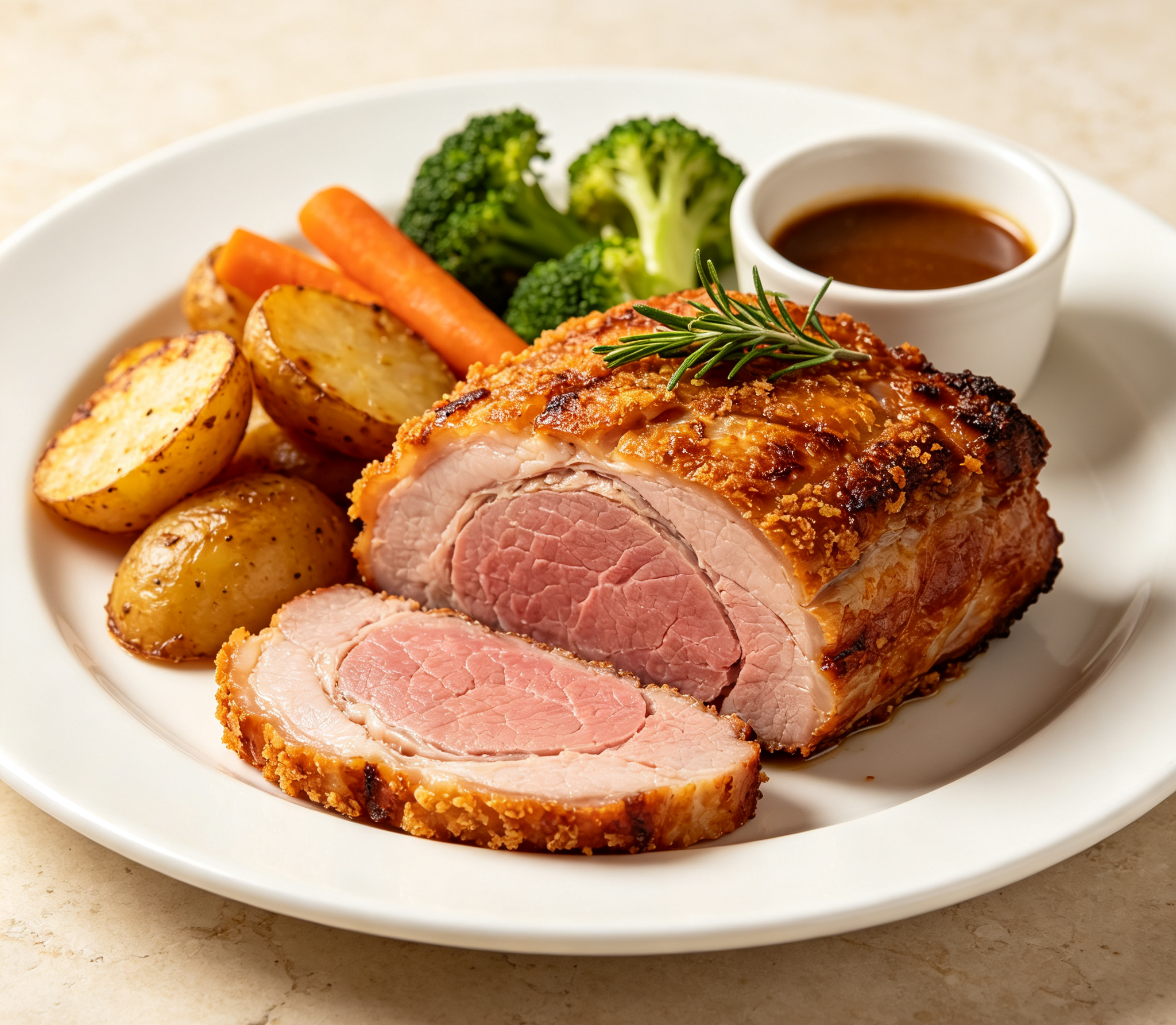 Roast Pork & Crackling Dinner