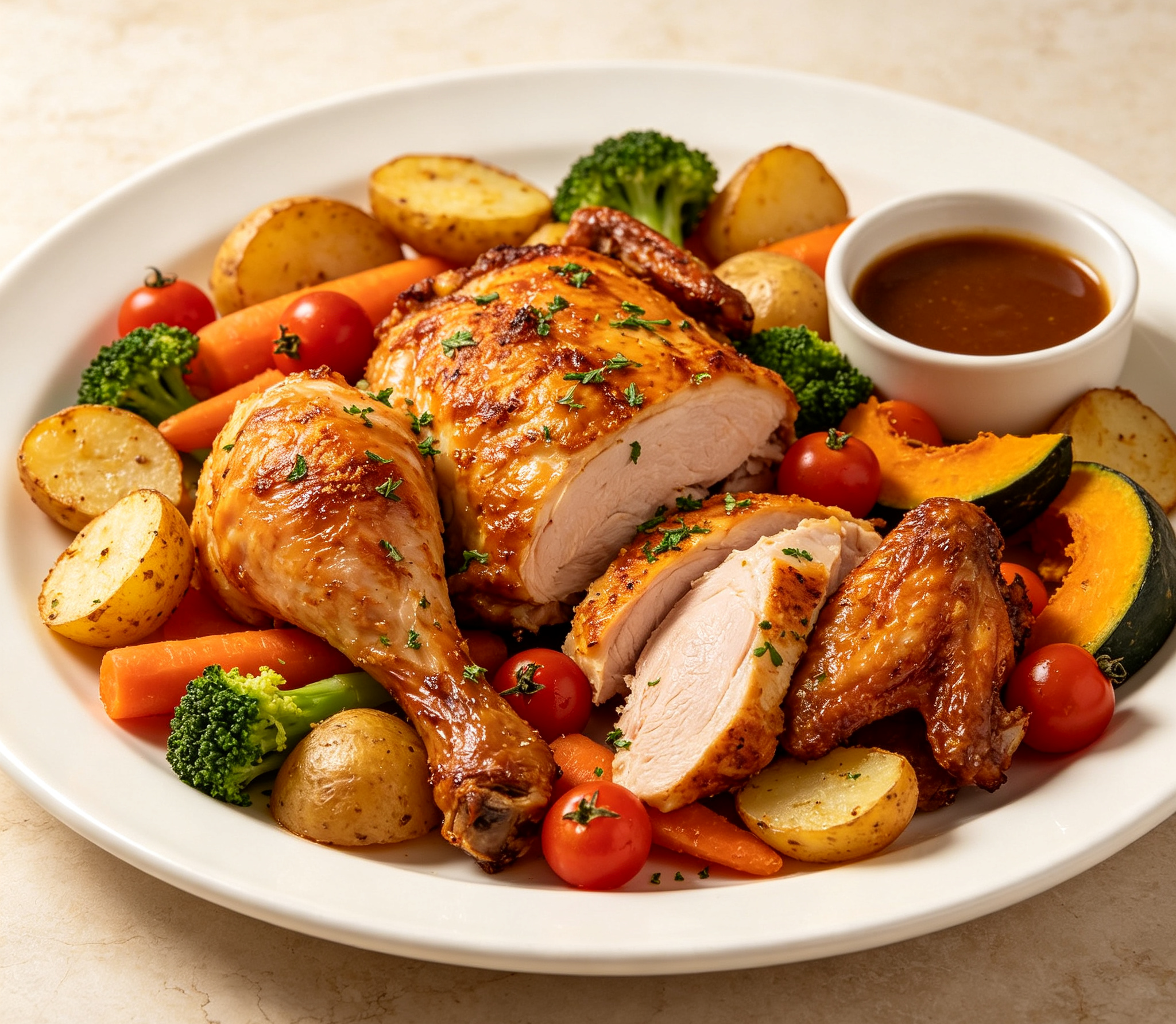 Roast Chicken Family Portion