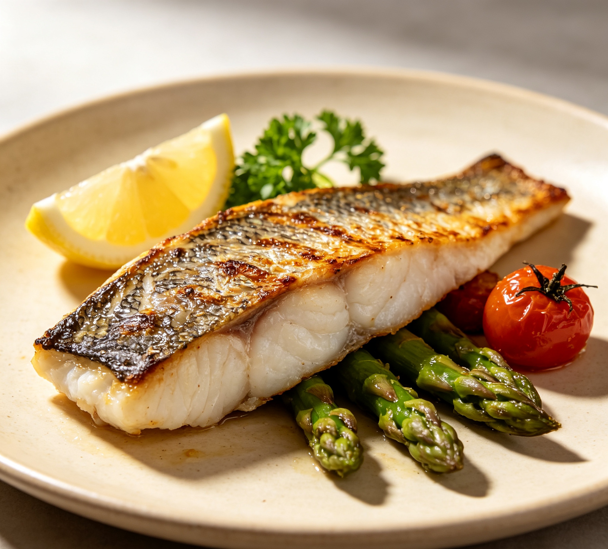 Grilled Sea Bass