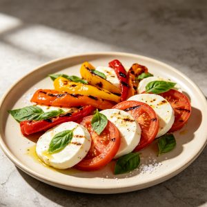 Roasted Pepper Caprese