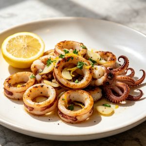 Lemon Garlic Calamari