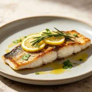 Lemon Herb Sea Bass