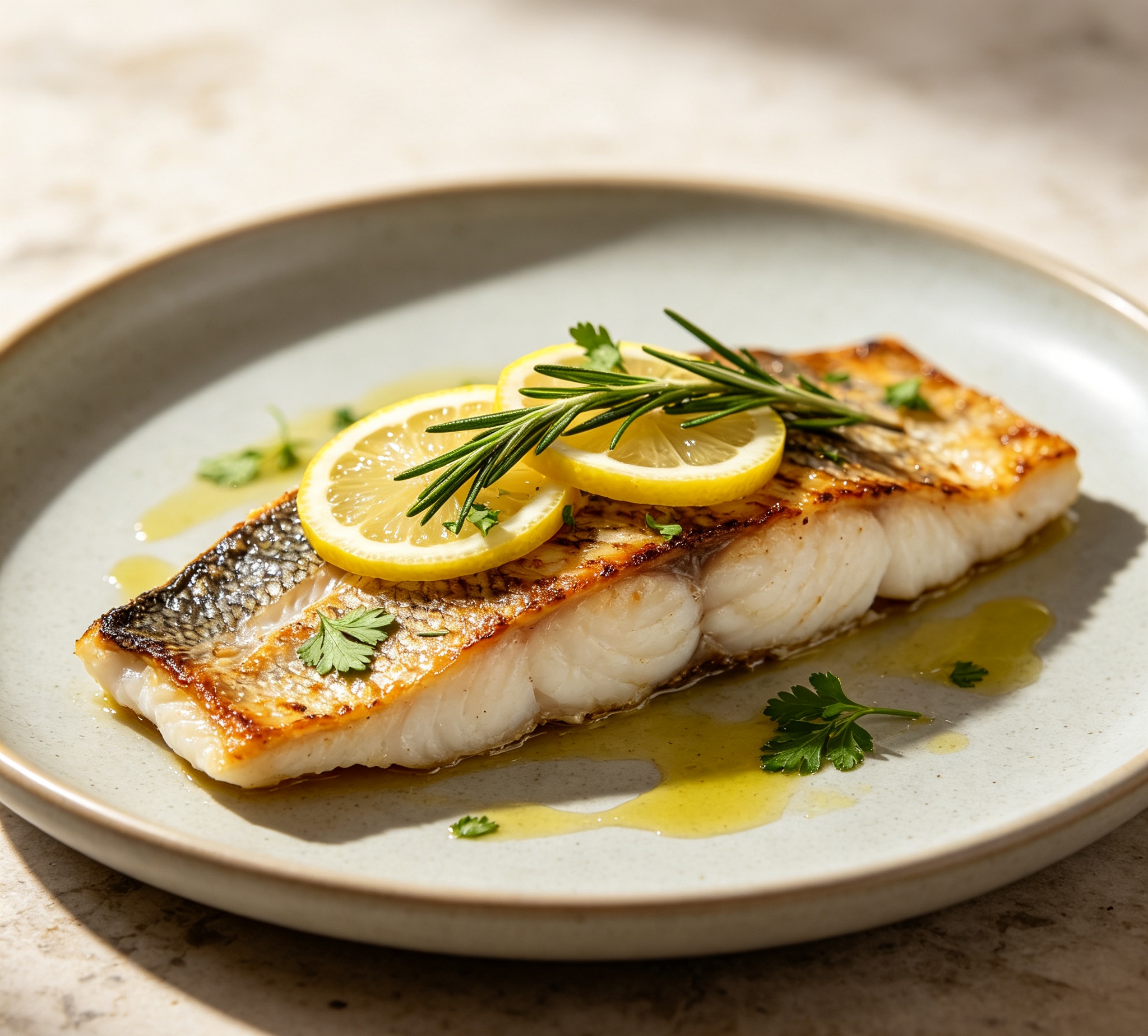 Lemon Herb Sea Bass