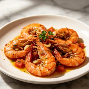 Chilli Garlic Prawns