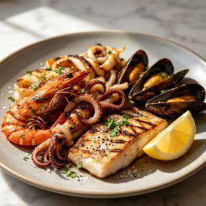 Mixed Grilled Seafood