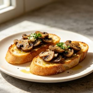 Mushroom Bruschetta