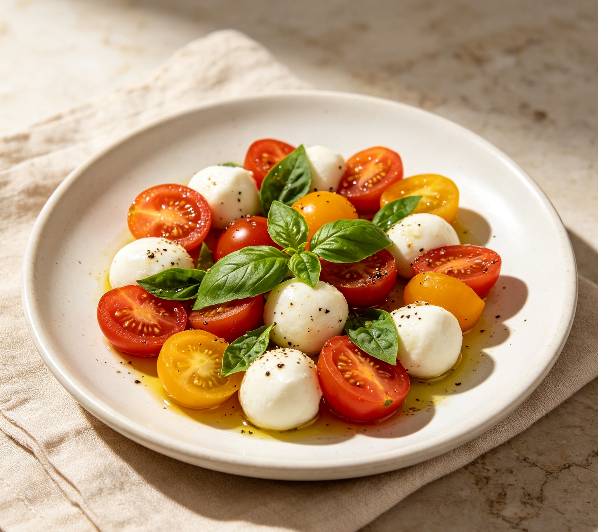 Cherry Tomato Caprese